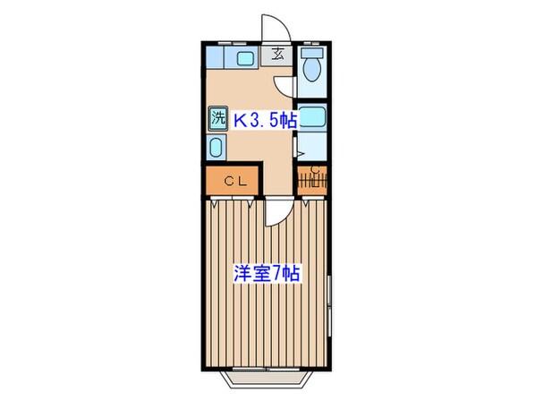 Ｈｉコ－ポ２の物件間取画像